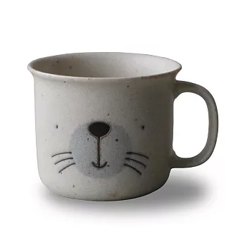 【日本Awasaka】MoguMogu動物 陶瓷馬克杯300cc ‧ 海豹