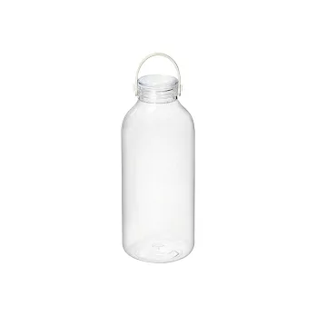 【MUJI 無印良品】攜帶式透明水壺/附提把/1100ml1.1L