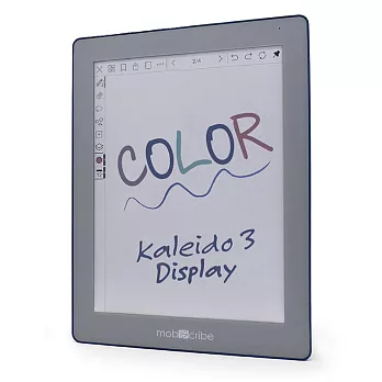 MobiScribe WAVE 7.8吋 Kaleido3,eNote- Color 彩色第三代電子筆記本  藍色