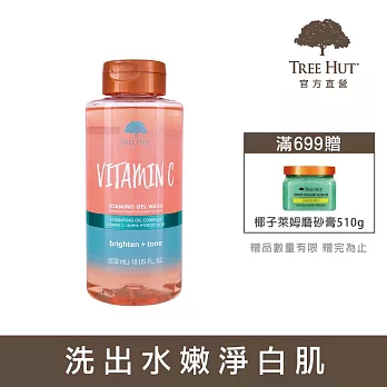 【TREE HUT樹上小屋】乳木果沐浴露532ml (維他命C果酸)