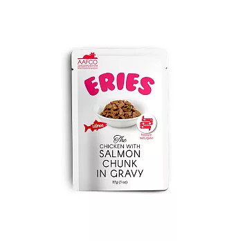 Eries 伊瑞思｜益生元主食罐/餐包系列 雞、鮭雙拼｜單包*85g
