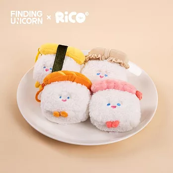 Rico 壽司毛絨解壓玩具盲盒(4入盒裝)