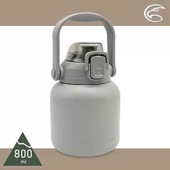 ADISI 手提不銹鋼吸管保溫瓶【岩灰/800ml】AS23041(保溫、保冷、保冰)