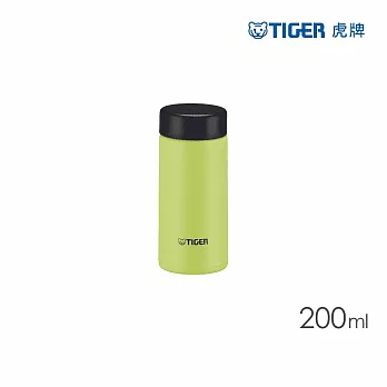 TIGER虎牌 夢重力超輕量旋蓋不鏽鋼保溫杯 200ml(MMP-W020) 朝日黃