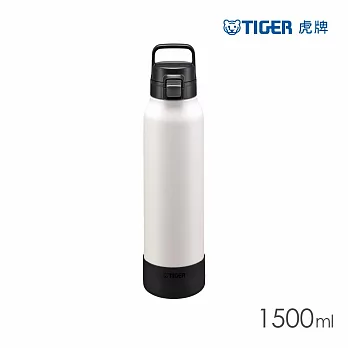 TIGER虎牌 抗菌加工大容量運動型不鏽鋼保冷瓶1.5L(MTA-B150) 鷲白色