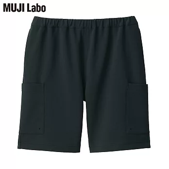 【MUJI 無印良品】MUJI Labo撥水加工二重織工作短褲 XS 黑色