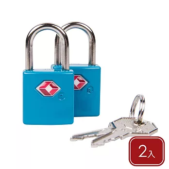 《TRAVELON》TSA行李鑰匙鎖2入(藍) | 防盜鎖 安全鎖 行李箱鎖