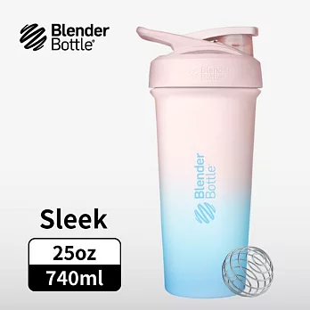 Blender Bottle|《Strada Sleek系列》按壓式不鏽鋼水壺 原裝進口搖搖杯 740ml/25oz 夢幻棉花糖