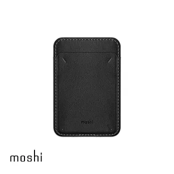 Moshi Magnetic Slim Wallet 磁吸卡套 (兼容MagSafe) 午夜黑