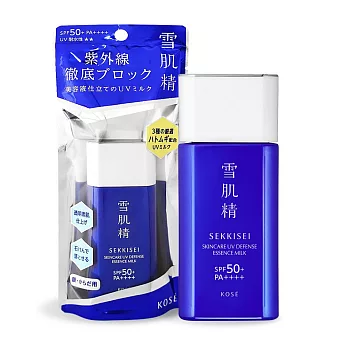 KOSE 高絲 雪肌精 輕水感UV防曬乳 SPF50+/PA++++(60g)-百貨公司貨