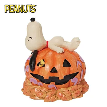 【正版授權】Enesco 史努比 萬聖南瓜 塑像 公仔/精品雕塑 Snoopy/PEANUTS