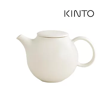 KINTO / PEBBLE茶壺480ml-白