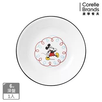 【美國康寧】CORELLE 歡樂米奇家- 6吋深盤