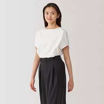 【MUJI 無印良品】女涼感套衫 XL 白色