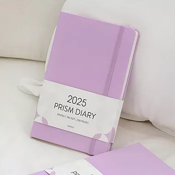 INDIGO 2025年 Prism B6 Weekly Diary  Lavender