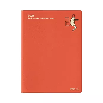 MIDORI POCKET DIARY 2025手帳(月間)A6- 歐吉桑