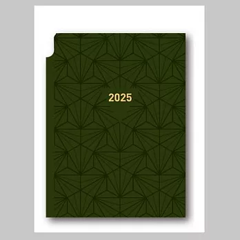 樂彩森林 2025年行事曆_金縷窗花-酪梨綠