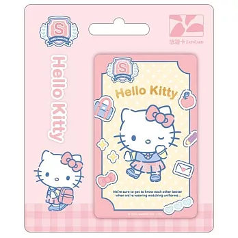 三麗鷗學院風悠遊卡 HELLO KITTY【受託代銷】