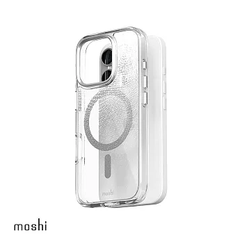 Moshi iPhone 16 Pro Max iGlaze 透明保護殼 (兼容MagSafe) 無 迷霧白