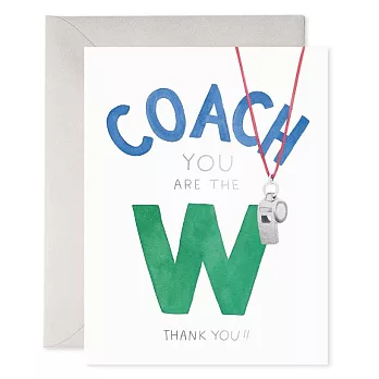 【 E.Frances 】Coach W Greeting Card 萬用卡 #SP553