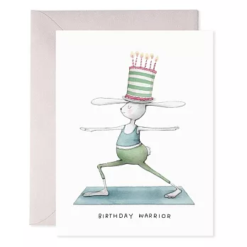 【 E.Frances 】Birthday Warrior Greeting Card 生日卡 #BD308