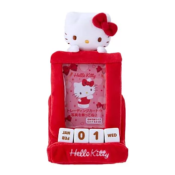 Sanrio 三麗鷗 2025 絨毛卡套造型萬年曆 桌上型月曆 Hello Kitty