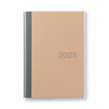 【MUJI 無印良品】月間筆記本/2024年12月開始/B6