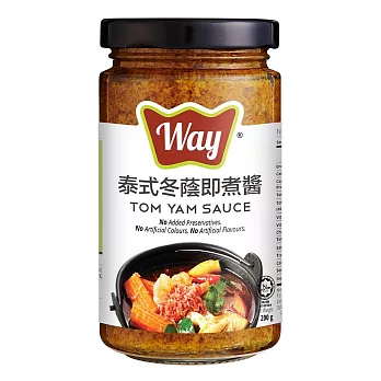 【Way Sauce】泰式冬蔭即煮醬(200g)