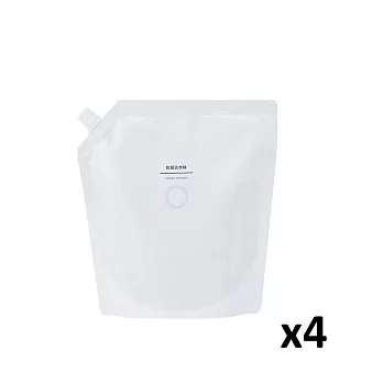 【MUJI 無印良品】抗菌洗衣精1200g(4入)