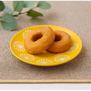 【日本Minoru】Moco優雅煙花 陶瓷淺盤14.7cm ‧ 茉莉黃