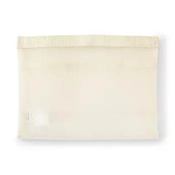 【MUJI 無印良品】尼龍網眼袋內袋/A5尺寸用.象牙白