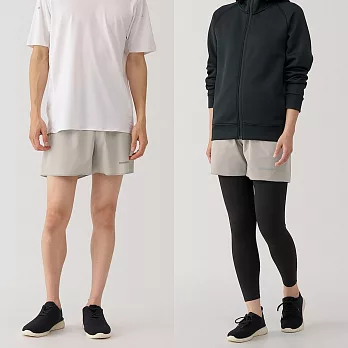 【MUJI 無印良品】男吸汗速乾運動短褲 L 灰色