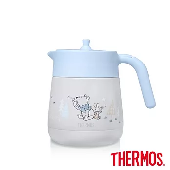 【THERMOS膳魔師】小熊維尼不鏽鋼真空保溫壺700ml(TTE-700WP-WW) 星空露營篇