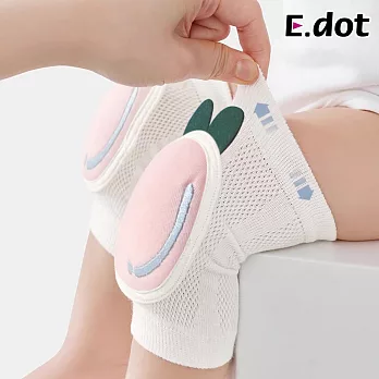 【E.dot】透氣學步兒童護膝 (爬行護膝) 桃子