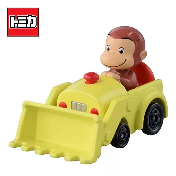 【日本正版授權】Dream TOMICA NO.162 好奇猴喬治 挖土機 玩具車 多美小汽車