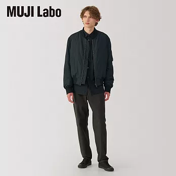 【MUJI 無印良品】MUJI Labo男MA-1 羽絨外套 M 黑色