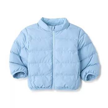 【MUJI 無印良品】幼兒可水洗鋪棉撥水加工外套 90 淺藍