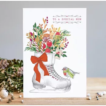 【LOUISE TILER】MUM CHRISTMAS SKATES 聖誕卡 #CF003