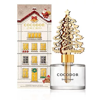 【COCODOR】燦金聖誕樹擴香瓶200ml- 雪地薔薇