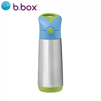【b.box】不鏽鋼吸管保冷杯500ml/ 海洋藍