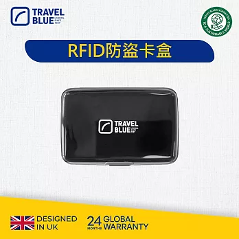 【Travel Blue 藍旅】RFID防盜卡盒(黑銀兩色)_TB703 黑色