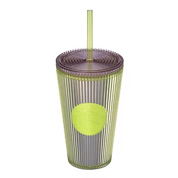 [星巴克]16OZ直紋春意TOGO冷水杯