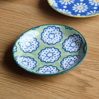 【日本Awasaka】美濃燒｜波蘭陶 陶瓷小皿12cm ‧ 花境