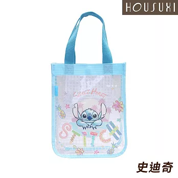 【HOUSUXI舒希】迪士尼系列-A4直式防潑水透明手提袋-A3(5款任選) 史迪奇