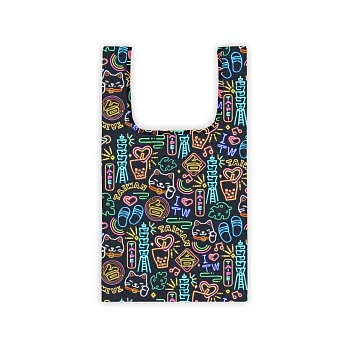 【袋走】環保購物袋- 霓虹台北城