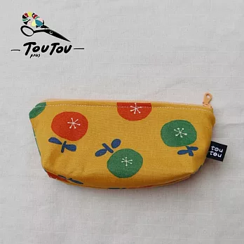 偷偷喊我｜手作筆袋/收納袋－ 鈕扣花花