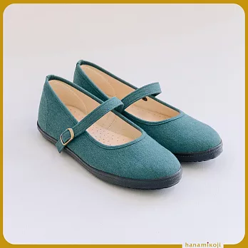 【花見小路】公主日 復古瑪莉珍 手製鞋 JP23  湖綠