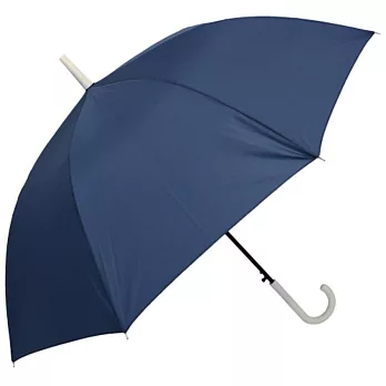 【日本Attain】Sorale超輕量 素面緞帶直傘 ‧ 深邃藍