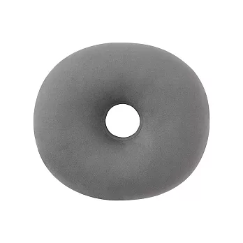 【MUJI 無印良品】甜甜圈抱枕 /墨灰