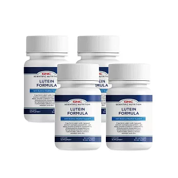 【GNC健安喜】 葉黃素複方膠囊食品30粒x4入組(游離型葉黃素/玉米黃素/蝦紅素/玻尿酸前驅物/山桑子萃取物/晶亮舒適)